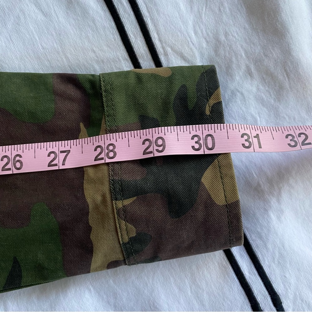 Vans Camouflage Shirtdress Trench Coat Women’s Medium Punk Skater Grunge Utility - Picture 10 of 11
